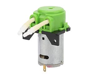 ViaGasaFamido DC12V Micro Peristaltic Pump, ABS Material, 39ml per Minute Rate, Ideal for Biochemical Experiments and Dosing Applications (Green)
