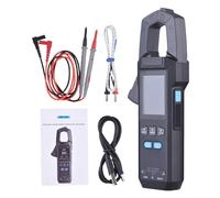 ViaGasaFamido Digital Clamp Meter 9999 Counts Multimeter Data Hold TFT Color Screen NCV Detection for Electrical Testing Vehicle Home Use (DMC-100)