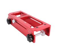 ViaGasaFamido Door Hinge Jig Adjustable Hinge Template Self Centering Drill Bit Kit with Silicone Anti Slip Pad for 2-1/2 to 5 Inch Hinges 1/4 5/8 Radius Square Hinges