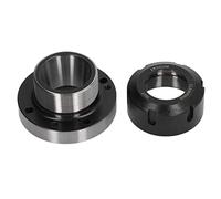 ViaGasaFamido ER50 Collet Chuck, 100mm Carbon Steel 7-Hole Lathe Collet, for Router Mill with 0.005 Accuracy