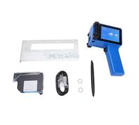 ViaGasaFamido Handheld Inkjet Coder Portable Inkjet Printer Gun with 4.3 Inch Touch Screen HD LED Display for Date Time Barcode QR Code