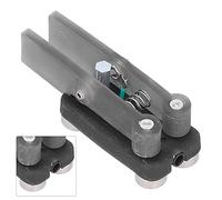 ViaGasaFamido HY QU 7025 Morse Code Key Telegraph Key Portable Dual Paddle Automatic with ABS Magnetic Bottom Cushion for Radio Communication Practice