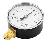 ViaGasaFamido Hydraulic Pressure, Easy Readings, Stable Performance, Versatile Use, Small Size, Sturdy Design, Metal Material, 0-10 Bar Measurement Range, NPT Thread Connection, Portable