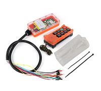 ViaGasaFamido Industrial Remote Control Industrial Wireless Remote Controller Set 8 Operation Buttons 1 Stop Button for Cranes Hoists (12-36V)