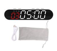 ViaGasaFamido Interval Fitness Timer Multi Function Workout Stopwatch with 1500mAh Battery Remote Control for Home Gym HIIT Tabata Training