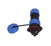 ViaGasaFamido IP68 Plug Socket, Flange Power Connector with High Temperature Resistant Materials for Communication and Industrial Equipment (#3)