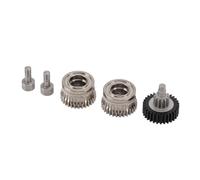 ViaGasaFamido Metal Extruder Gear, Ni Plated Hardened Steel, K1 K1C K1 Maximum 3D Printer Replacement with 1 Gear and 2 Wheels for Enhanced Printing Performance