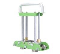 ViaGasaFamido Metal Sheet Bender, V Shaped Roller Design 2 Station Metal Bending Tool, Ideal for Precise Bends on Steel, Aluminum, Copper. Stable and Uniform Bending for Homes and Factories