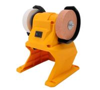 ViaGasaFamido Mini Bench Grinder,ABS, Protective Guard | Mini Grinding Machine 5500RPM ,Cordless Design, Compact Design for Metal Polishing Drill Bit Sharpening