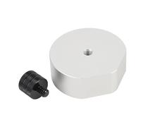 ViaGasaFamido Mini DISH Tripod Mount Adapter, Aluminum Alloy CNC Milled Standard 1/4-20 Thread 3/8-16 Conversion for Mini Antenna Secure Setup