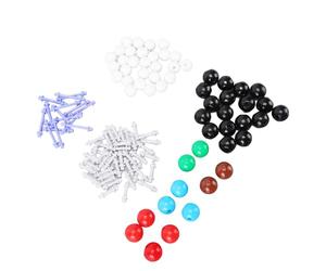 ViaGasaFamido Molecular Model Kit, 57 Atoms and 56 Links for Organic Chemistry Biochemistry and Molecular Biology, with Color Coded Components and Embedded Connection for Quick Building