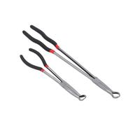 ViaGasaFamido Offset Spark Plug Boot Pliers 5/8in Opening 11in 16in | High Carbon Steel Pliers Set with Offset Tip for Tight Engine Spots Spark Plug Boot Removal Installation