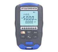 ViaGasaFamido Optical Power Meter, Mini Fiber Power Meter with Rechargeable Battery, 10 Wavelengths for Communication Engineering, Lightweight and Easy to Carry, Suitable for Outdoor Use, 850