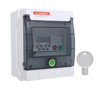 ViaGasaFamido Outdoor Water Proof Distribution Box, IP65 Digital Timer for Street Light Pump, with 32A Electrical Time Control Switch