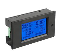 ViaGasaFamido PEACEFAIR PZEM-051 Digital Voltage Current Meter, Large LCD Display, Energy Monitoring, 6.5-100V for DC Applications (50A shunt)