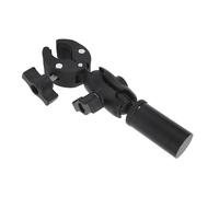 ViaGasaFamido Pole Mount with Adaptor Clamp Mount Bracket for Mini Dishy Antenna Aluminum Alloy Weather Resisting 360° Adjustable Angle for Car RV Ladder Yacht Crossbar