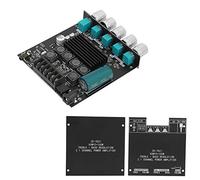ViaGasaFamido Power Amplifier Board ZK-TB21, TPA3116D2 Chip, 2.1 Channel AUX ForBluetooth Digital Amplifier Board, Subwoofer Left and Right Channel Output, AM Interference Suppression