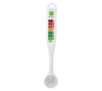 ViaGasaFamido Professional Salinometer, Pen Type Salinity Tester with 7 LED Indicator Lights for Liquid Foods, Compact and Portable