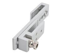 ViaGasaFamido Sliding Glass Door Lock Heavy Duty Metal Security Latch Adjustable for Frameless Shower Doors 8-12mm Glass Width 12-22mm Width (Silver 8mm / 0.3in)