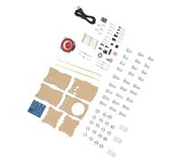 ViaGasaFamido Speaker Electronic Kit, Creative Home Stereo Project Kit with Soldering Skills Training. Unique Acrylic Cover Design, Fun Learning Experience. Level Indication, 5W (Spare Parts)
