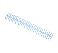 ViaGasaFamido Spiral Binding Coil, Plastic Material, 30 Holes for 130 Sheets, Ideal for Office and School Use (Light Blue)