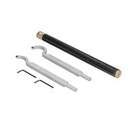 ViaGasaFamido Tipped Wood Turning Tools Set Swan Neck Hollower Cutter Handheld Woodworking Rotary Turning Tool for Hollowing Operations