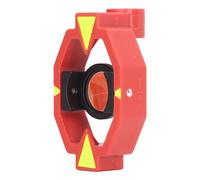 ViaGasaFamido Total Station Mini Prism, Optical Glass with Red and Yellow Colors, Ideal for Tunnels and Steep Dams Measurements