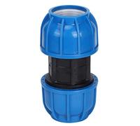 ViaGasaFamido Water Pipe Connector Fittings PE Plastic 63mm to 63mm Straight Adapter for PPR, PE, PVC -, Sanitary, High for Home Use
