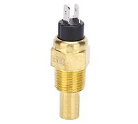 ViaGasaFamido Water Temperature Sensor Plug, Reliable Brass Probe Monitors 0 to 120C Temperature for Generator Engine M17 Thread DC 6V to 24V IP67 1 Pack