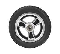 ViaGasaFamido Wheelchair Wheel 6in Solid Wheel Replacement PU Aluminum Alloy Hub 150mm Outer Diameter 8mm Center Hole 46mm Width for Wheelchair Walker Indoor Outdoor Use