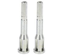 ViaGasaFamido Wire Twisting Tools, Stainless Steel Galvanized Quick Twist Wire Connector, 2 Pack 5 Hole Design, for Electricians Home Wiring Cable Paralleling and Doubling Tasks