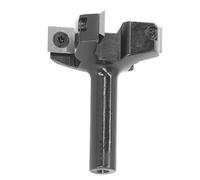 ViaGasaFamido Wood Planing Bit, High Carbon Steel, 4 Wing Design for Spoilboard Surfacing, 12mm Shank Diameter Router Bit for CNC and Handheld Machines