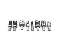 ViaGasaFamido Wood Plug Cutter Set, High-Carbon Steel Dowel Maker Tool, 6mm to 16mm for Carpentry Projects