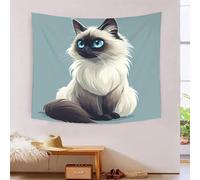 VIAGECSKE 3D Cat Print Wall Blanket Home Decoration Bedding Poster Wall Art Tapestry Wall Hanging Tapestry Soft Polyester for Bedroom Living Room Dorm Home Decorations 70cmx100cm