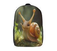 VIAGECSKE Cute Snail Backpacks Kids School Backpack School Bags 3D Printed Cartoon School Bag for Boys Elementary And Middle School Students 17inch