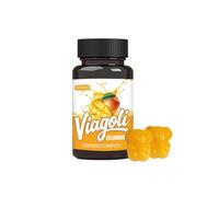 VIAGOLI Extra Strength Ginseng Gummies for Men - Stamina, Energy & Endurance Booster - Herbal Performance Support - Natural Male Vitality Supplement - Mango Flavor - 10 Count