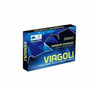 Viagoli Ginseng Tablets for Men 500mg | Energy, Stamina & Vitality Support | Herbal Supplement with Black Ginger | Daily Wellness & Performance Support | 10 Tablets
