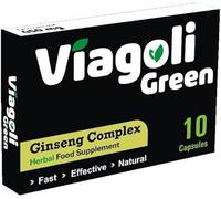Viagoli - Green Ginseng Capsules, 20% Ginsenosides & 100% Natural, Ginseng Complex Herbal Supplements, with Extra Energy & Booster for Men's Health
