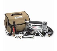 VIAIR 450P/45043 Automatic Portable Compressor, Tire Inflator Kit, Air Compressor for Truck, Jeep, SUV, and Car Tires, Portable Air Pump Kit, Car Accessories, 100% Duty Cycle, 150 PSI/1.80 CFM, Silver