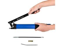 Viaka Mini Grease Gun with 10000 PSI, Manual Grease Gun with Hard Pipe 150 * 1.0mm and Hose 8 * 25cm Cordless Grease Gun Tool