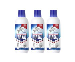Viakal 500ml Classic Bathroom Limescale Remover Liquid x3