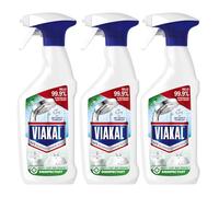 Viakal Antibacterial Limescale Remover Spray - 3 × 500 ml - Bathroom Cleaner for Limescale & Soap Scum