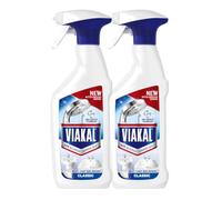 Viakal Bathroom Limescale Remover Spray CLASSIC 500ml (Pack of 2) - Multi-Surface Descaler for Showers, Taps and Tiles - Removes 100% Limescale & Prevents Water Marks with Anti-Droplet Technology