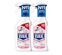 Viakal Bathroom Limescale Remover Spray FRESH ROSE, 500ml (Pack of 2) - Powerful Multi-Surface Descaler for Taps, Showers - Removes 100% Limescale & Prevents Water Marks with Anti-Droplet Technology