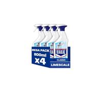 Viakal Classic Limescale Remover Spray 4 x 800ml To Remove Up To 100 Of Limescale With Antidroplet Technology
