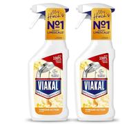 Viakal Limescale Remover & Bathroom Cleaner Spray with Vinegar Extract, Hard Water Stain Descaler for Shower Glass, Tiles, Sink, and Chrome, Multi Surface Deep Cleaning, 500ml (Pack of 2)