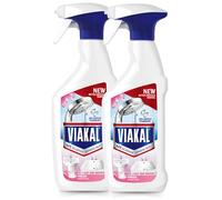 Viakal Limescale Remover Spray 500ml Fresh Rose 2 Pack | Hard Water Stain Cleaner for Bathrooms, Kitchens & Showers | Multi-Surface Descaler for Taps, Tiles, Toilets & Glass with Fast-Acting Formula
