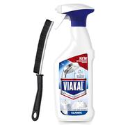 Viakal Limescale Remover Spray 700ml with Crevice Cleaning Brush | Hard Water Stain Cleaner for Bathrooms, Kitchens & Showers | Powerful Multi-Surface Descaler for Taps, Tiles, Toilets & Glass