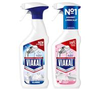 Viakal Limescale Remover Spray Bundle (2 Pack) - CLASSIC & FRESH SPRING ROSE - Bathroom Cleaner Spray - Up to 100% Limescale Removal, Anti-Droplet Technology & Odour Defence