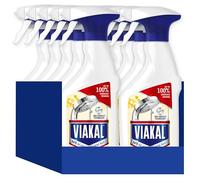 Viakal Vinegar Action Cleaning Spray 10 x 500ml, To Remove Up To 100% Of Limescale With Anti-droplet Technology
